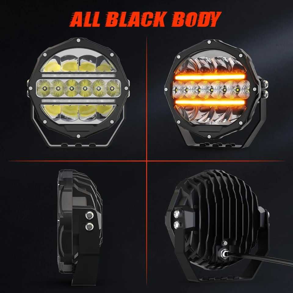 Luzes offroad 9"