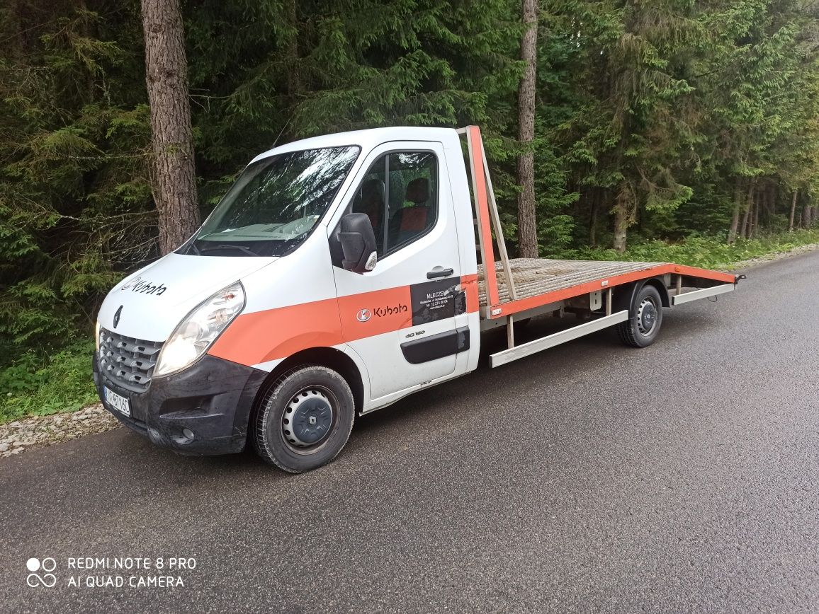 Autolaweta Renault master 2012 rok laweta