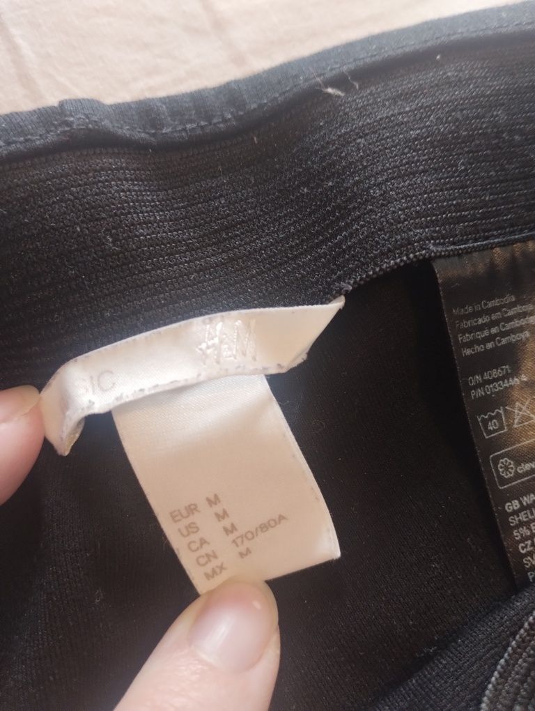 Spodnie ciążowe ogrodniczki h&m plus legginsy