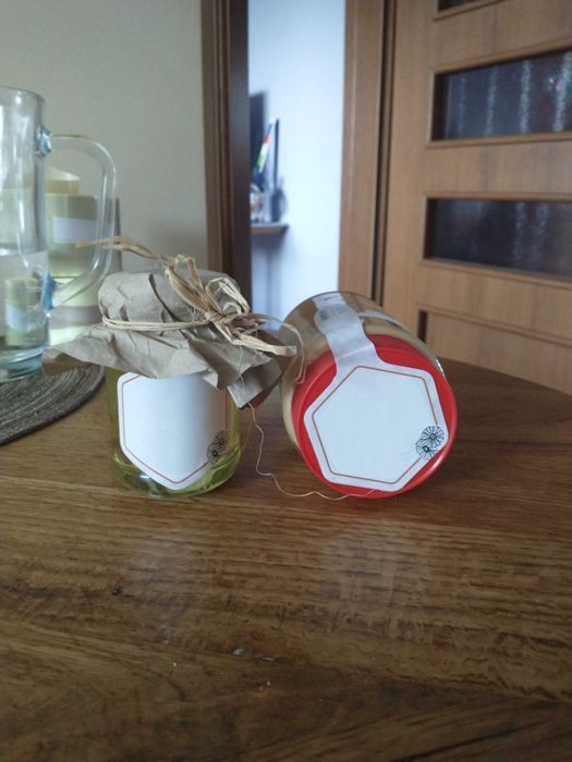 banderole etykiety na miód miody naklejki samoprzylepone 55x149