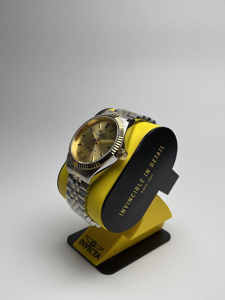 Invicta 29382, годинник золотистий циферблат, чоловічий годинник