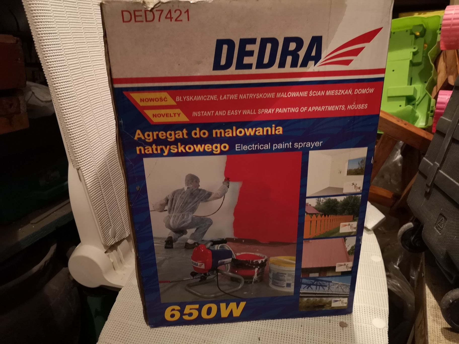 DEDRA DED7421. Agregat Malarski Chydrodynamiczny 650W