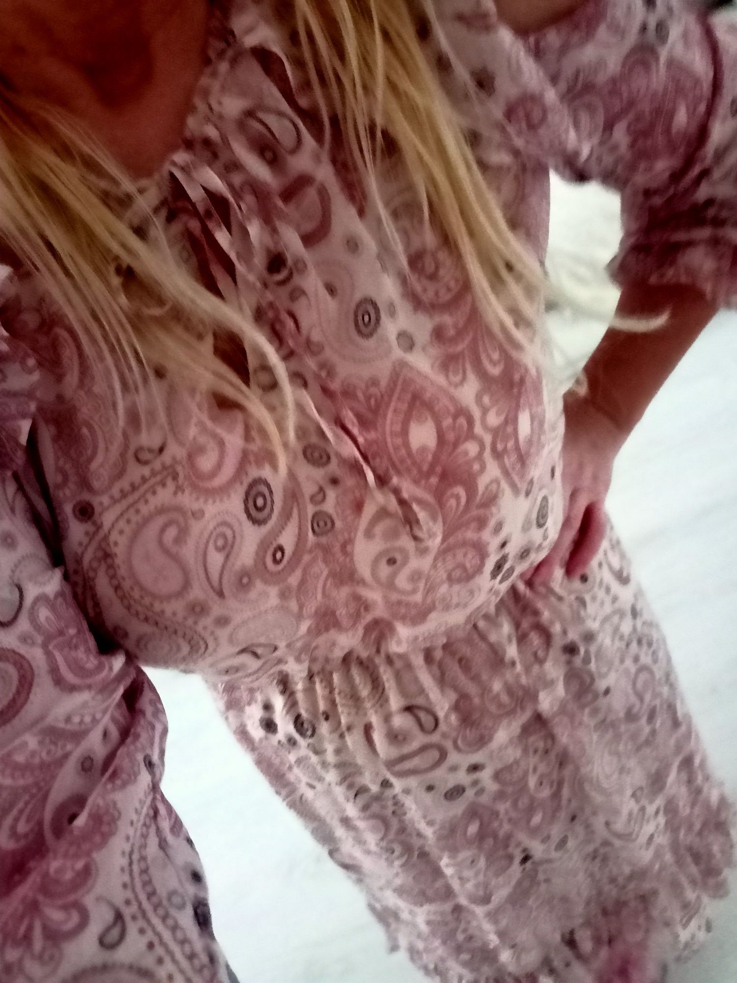 Sukienka Mohito długa mega modna styl boho