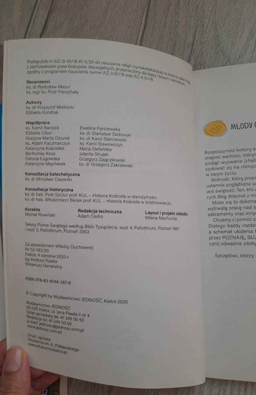 Podręcznik do religii klasa 1