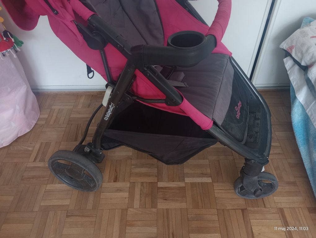 Wózek spacerowy Baby Design Różowy