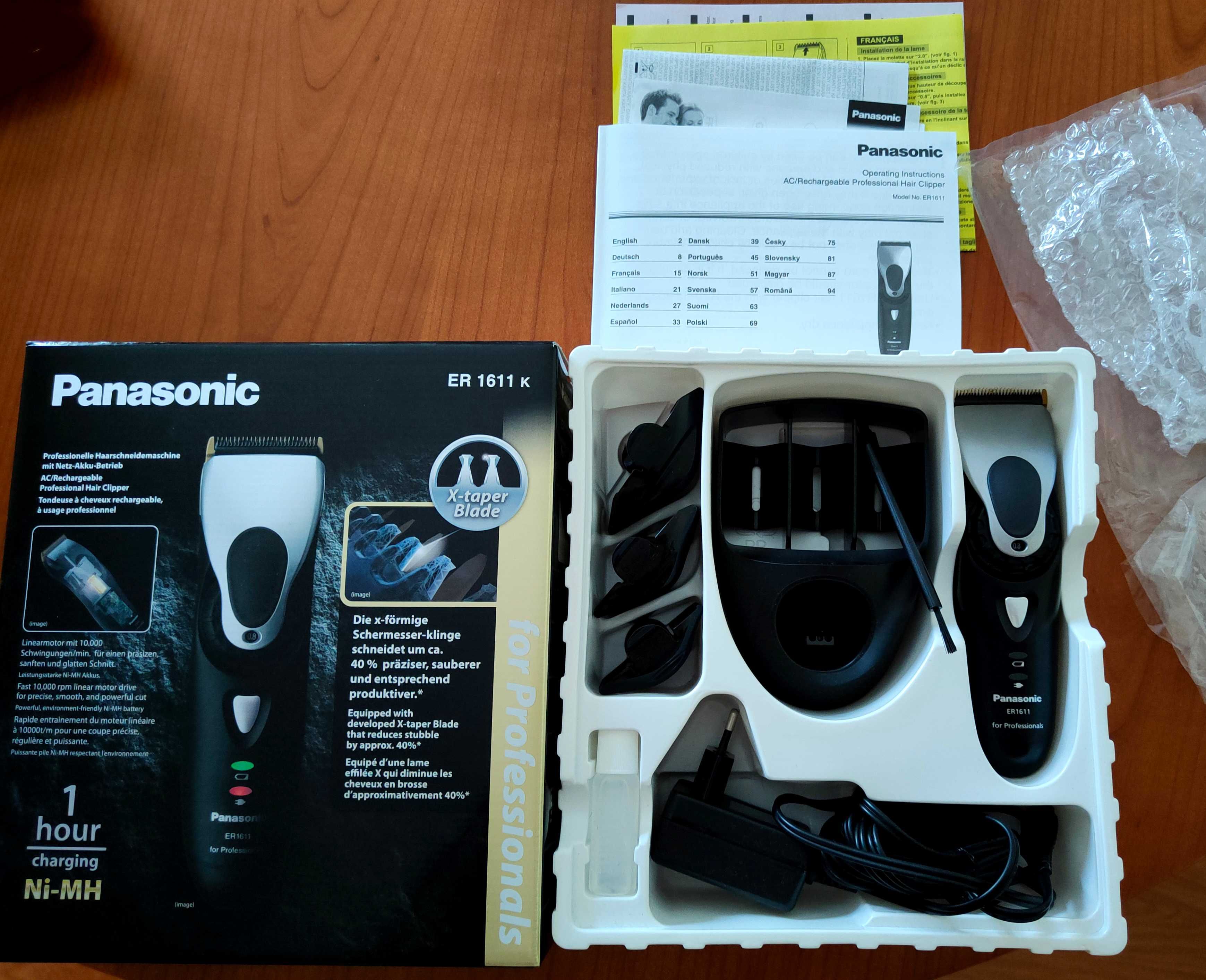 aparador profissional Panasonic ER1611 (cabelo e barba)