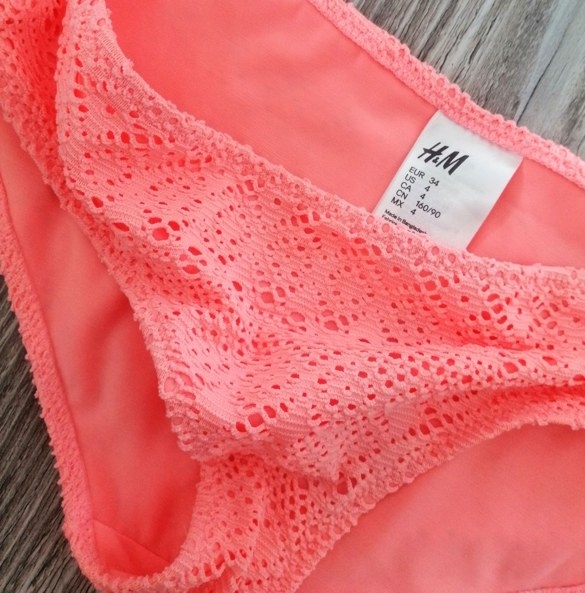 H&m ażurowe majtki figi kąpielowe xs