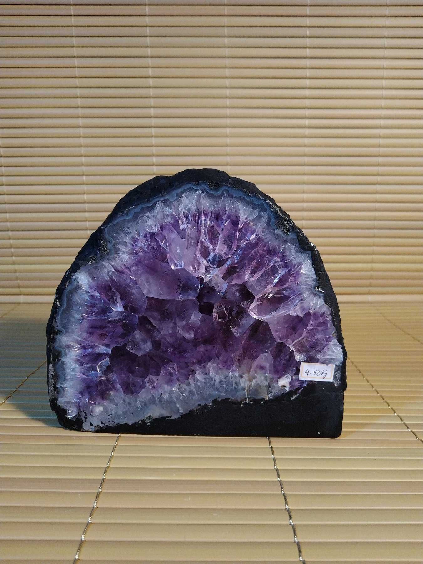 Pedra Geode Ametista Escuro - 4,5 kg