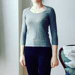 Hobbs Suéter Caxemira Seda Pura Cinza Cashmere Silk Grey Pullover S