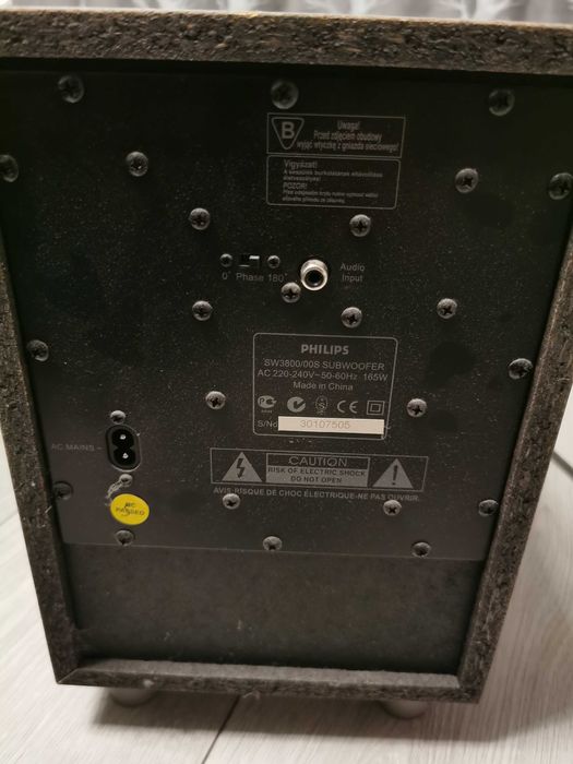 Zestaw głośników 5.1 Tonsil, Fidek, Philips