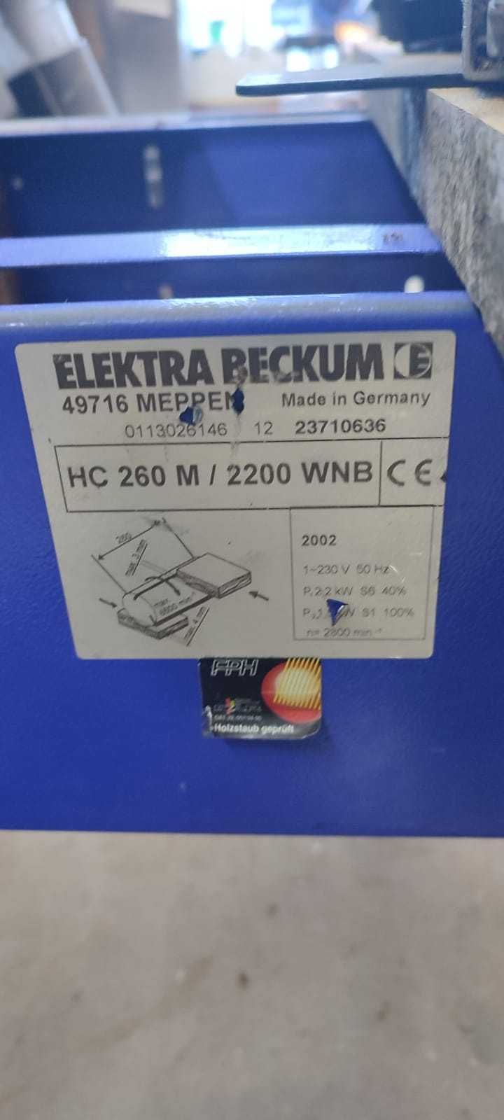 heblarka grubościówka strugarka wyrówniarka ELEKTRA BECKUM HC 260