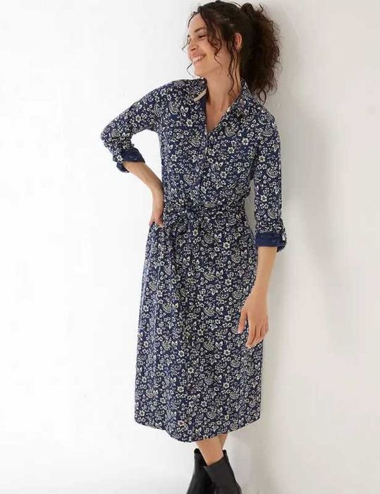 Натуральное хлопковое платье fat face