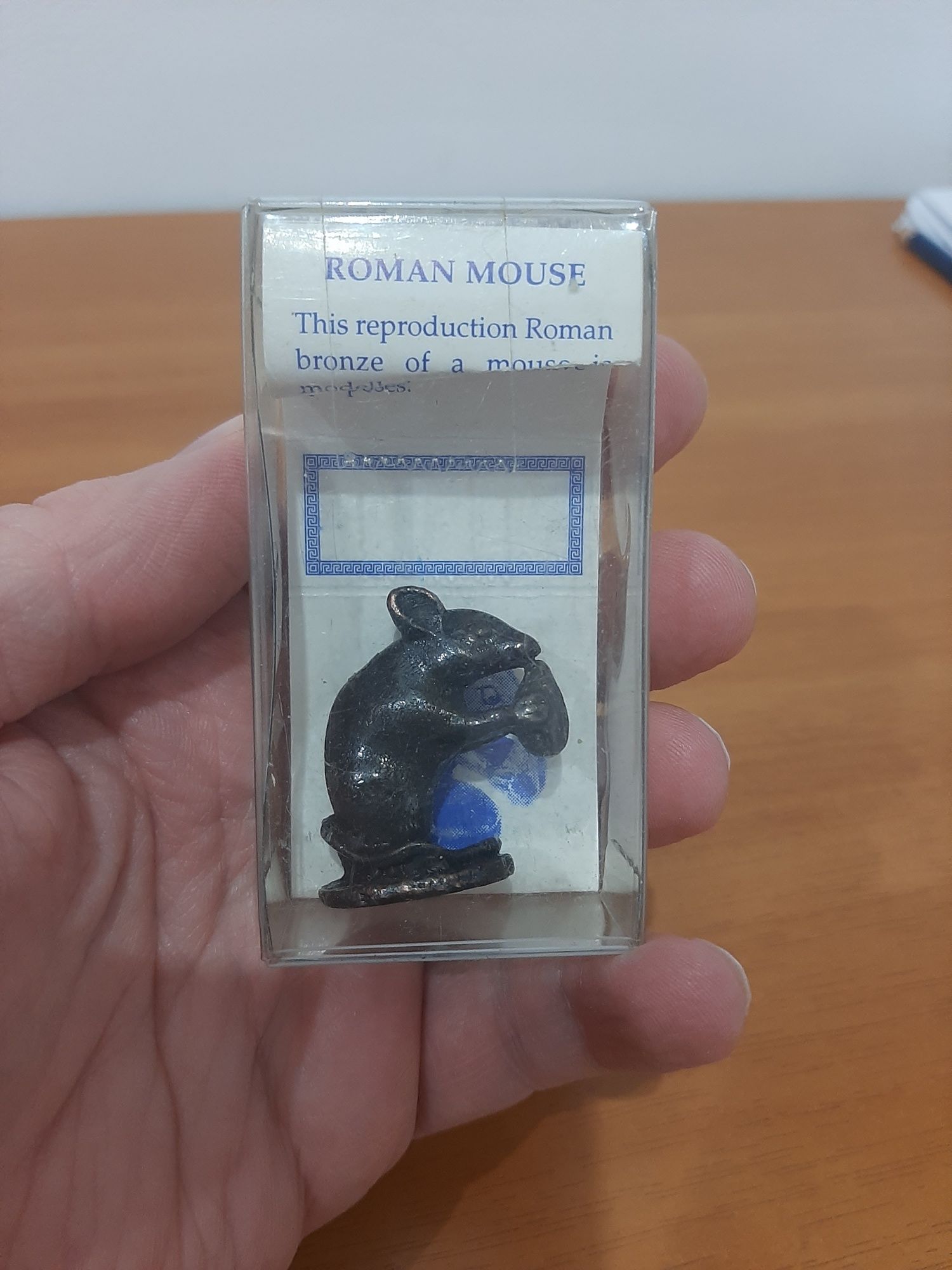 Статуэтка бронзовая Roman mouse оригинальная Англия