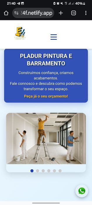 Serviço de Pintura Pladur e Barramento