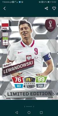 Karta Panini Qatar 2022 limited edition Robert Lewandowski
