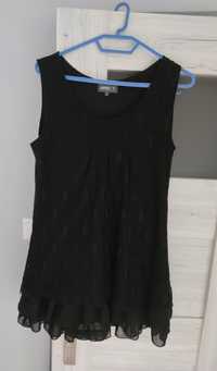 Tunika czarna damska sukienka M L