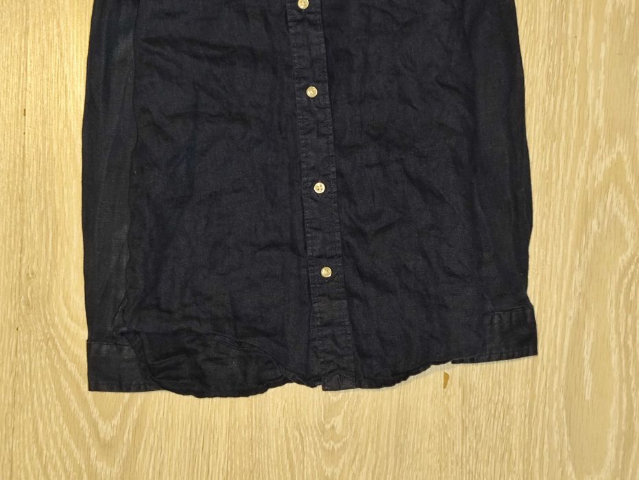 Синя сорочка з льону Polo Ralph Lauren на 7 років