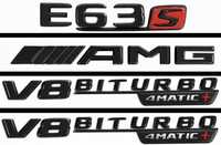 Комплект шильдиків E63S AMG V8biturbo 4matic+ емблема наклейка
