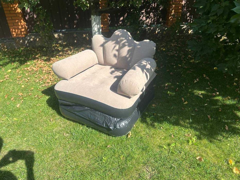 ℹ️ Кресло надувное раскладное. Крісло. Ліжко. Кровать надувная. Ліжко