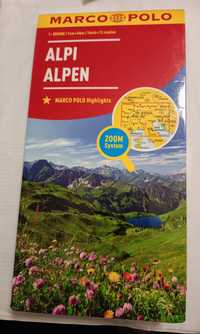 Alpy Mapa samochodowa Alp wyd. Marco Polo