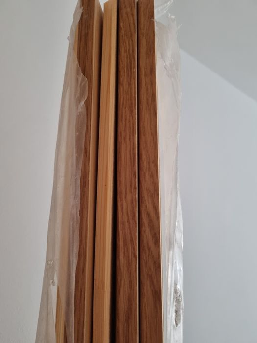 drewniane dębowe listwy 4 szt