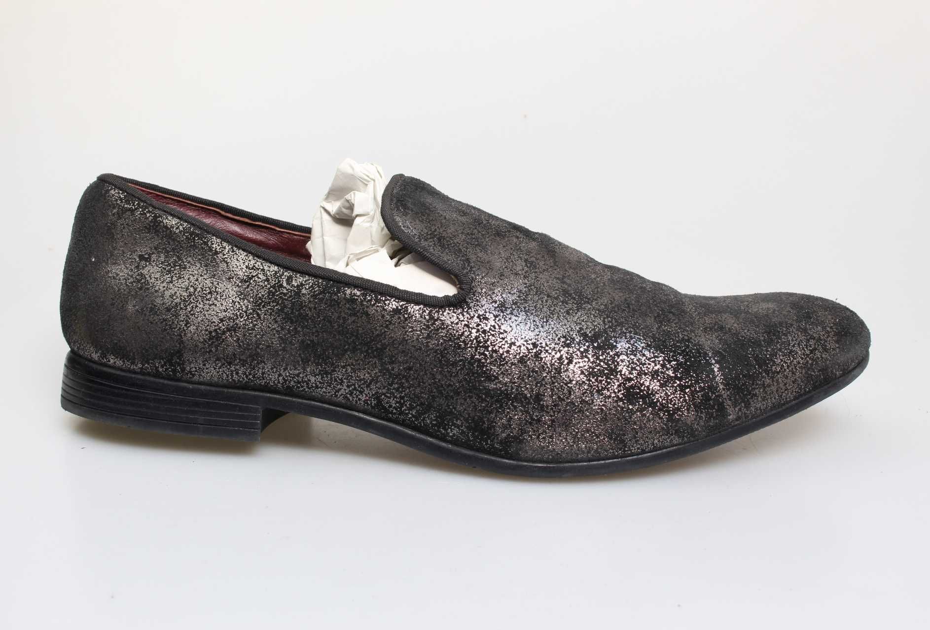 London Brogues mokasyny męskie r.44 skóra