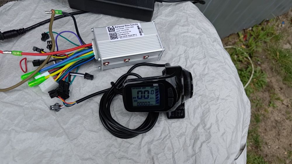 Sterownik+Wyświetlacz LCD 24V36V48V60V-250W350W500W750W Nowe