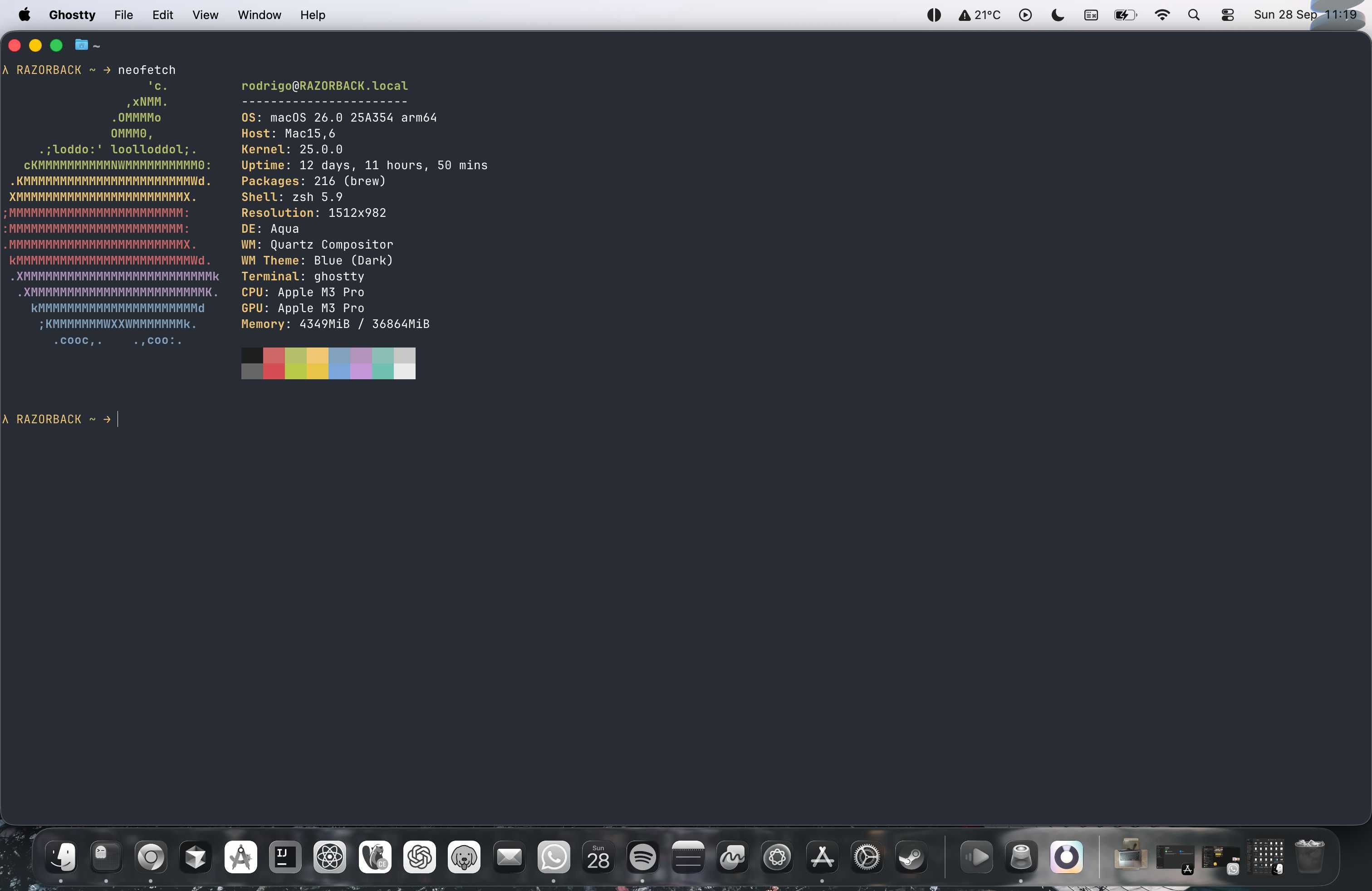 Macbook Pro M3 Pro (36GB 1TB)