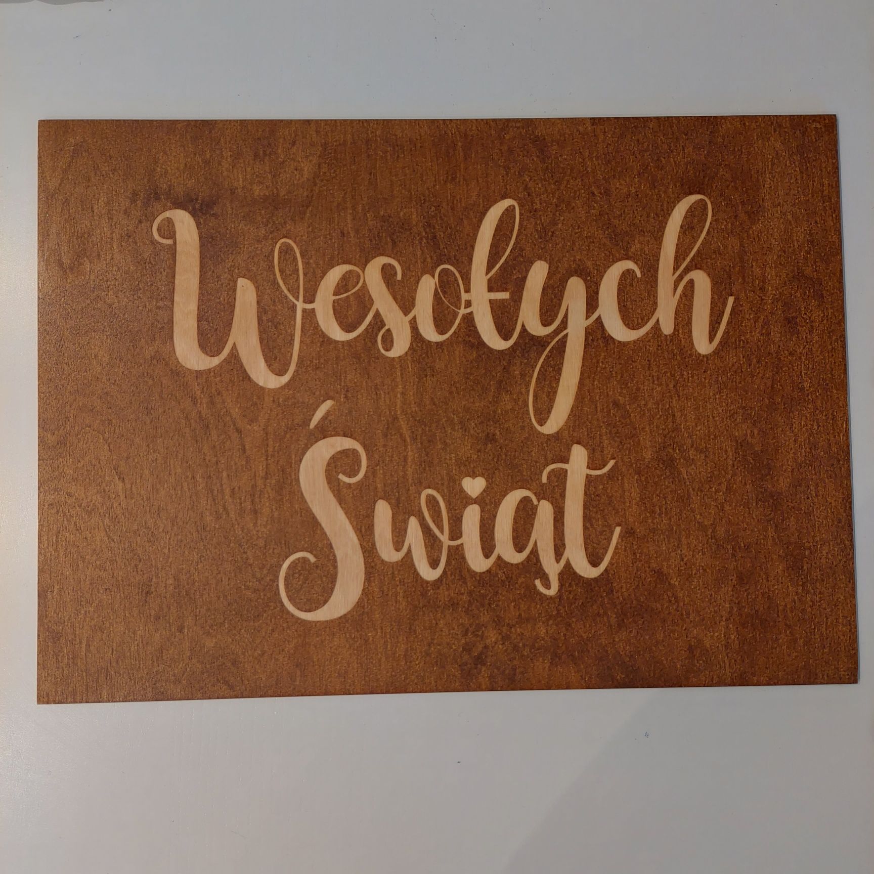 Tablica z grawerem Wesołych Świąt/ Ho Ho Ho 35x25cm5