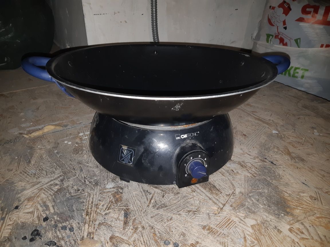 електрическая печь для казанов clatronic wok 2298