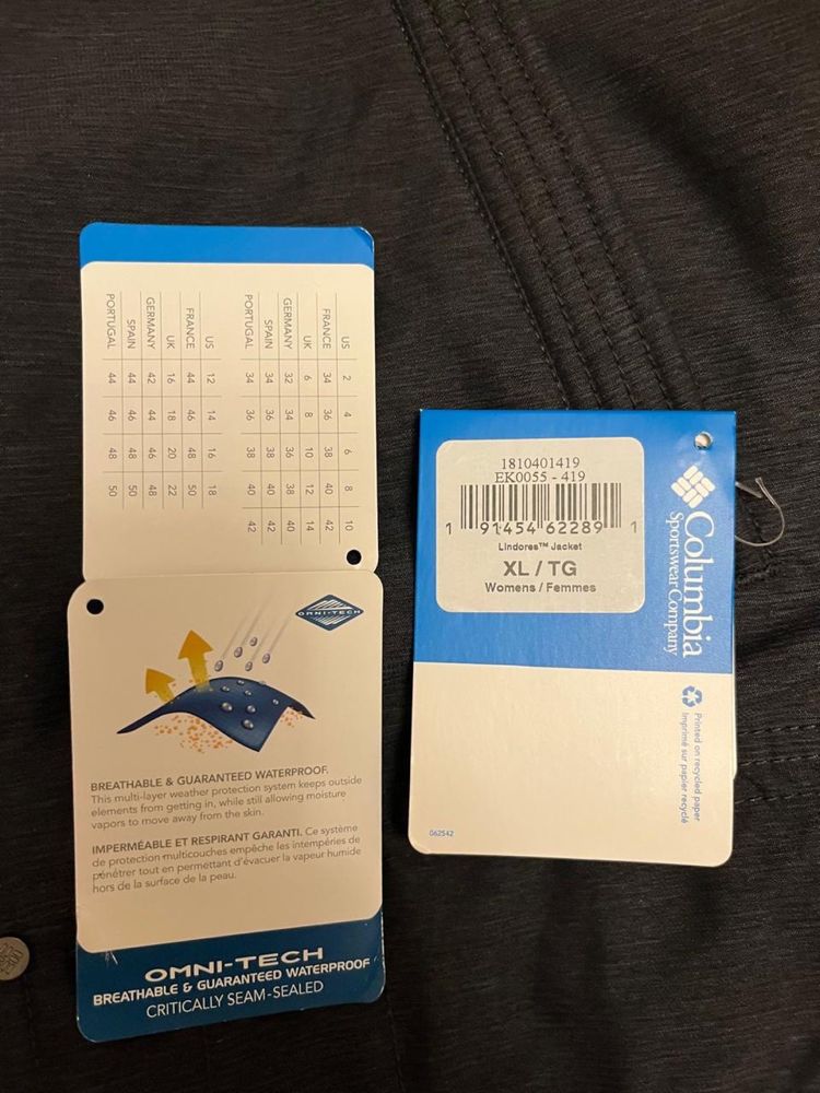 Kurtka Columbia, zima, XL, unisex