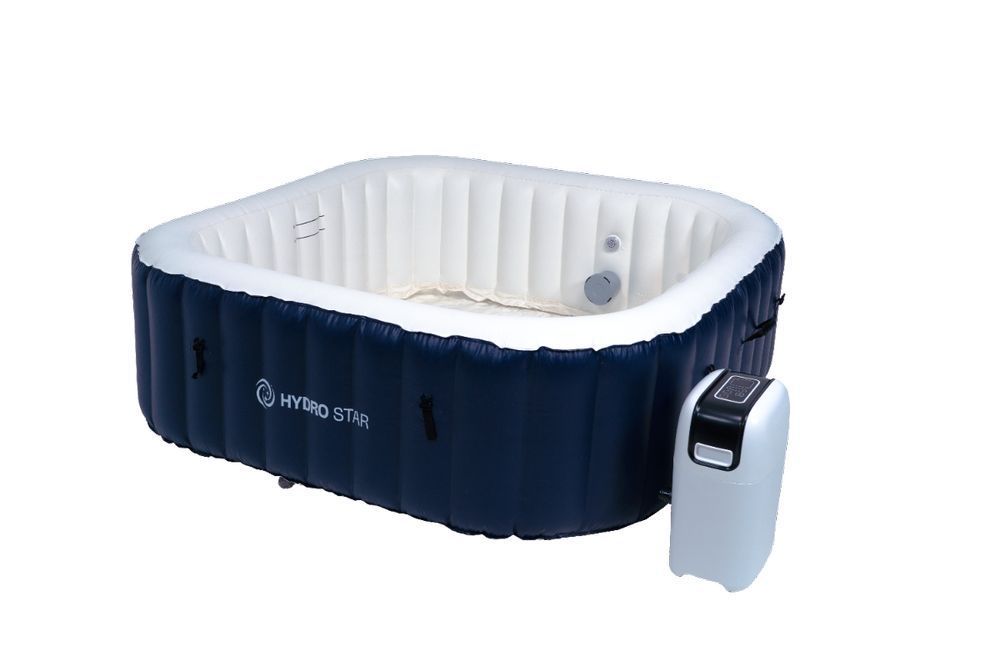 HYDRO STAR spa ogrodowe jacuzzi basen MALAGA NIEBIESKI kwadratowy