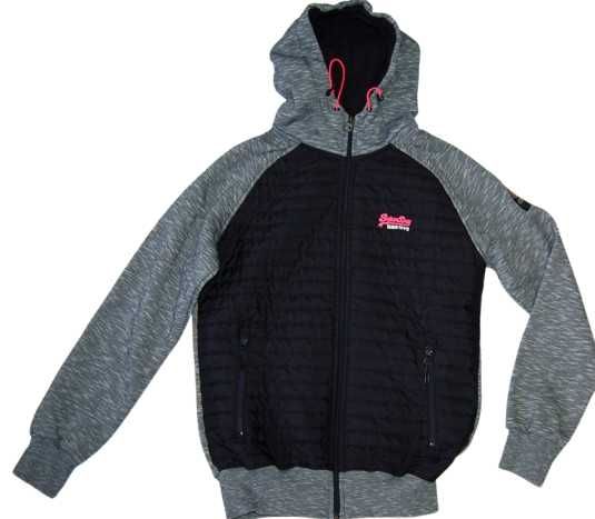 SUPERDRY L/XL bluza damska ciepła z kapturem