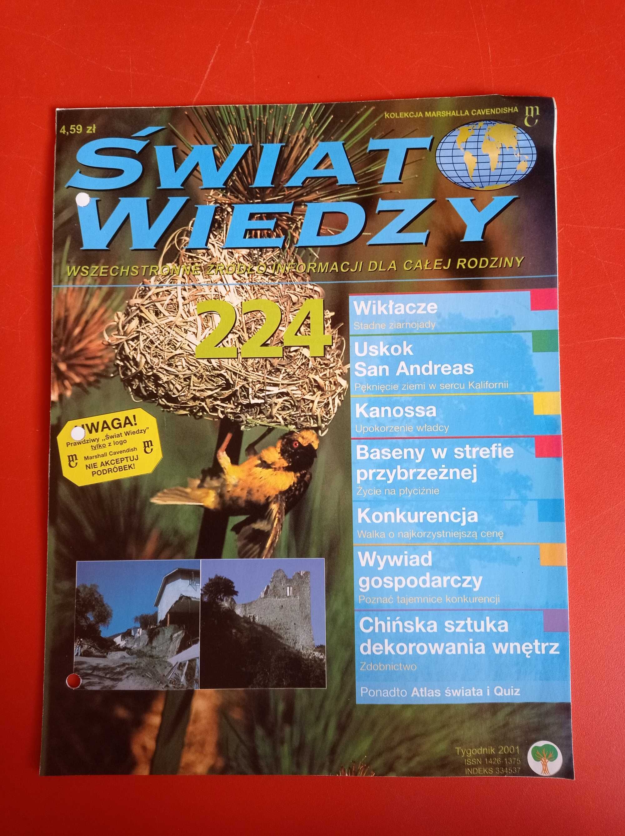 Świat Wiedzy, kolekcja Marshalla Cavendisha, nr 224, 2001