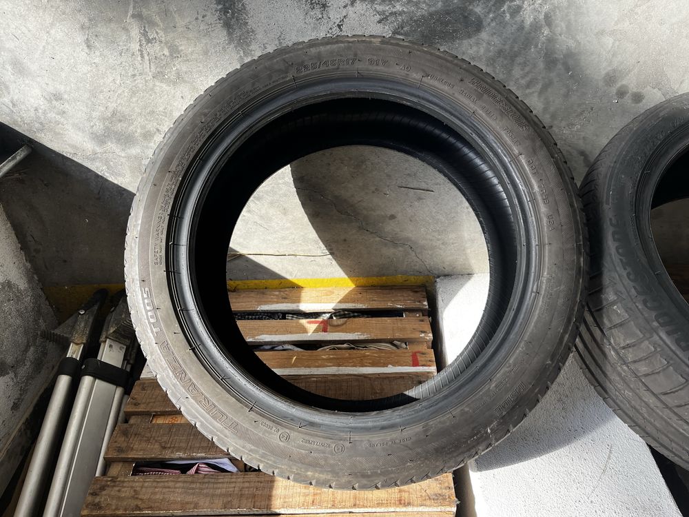2 Pneus Bridgestone Turanza 225/45R17 91Y