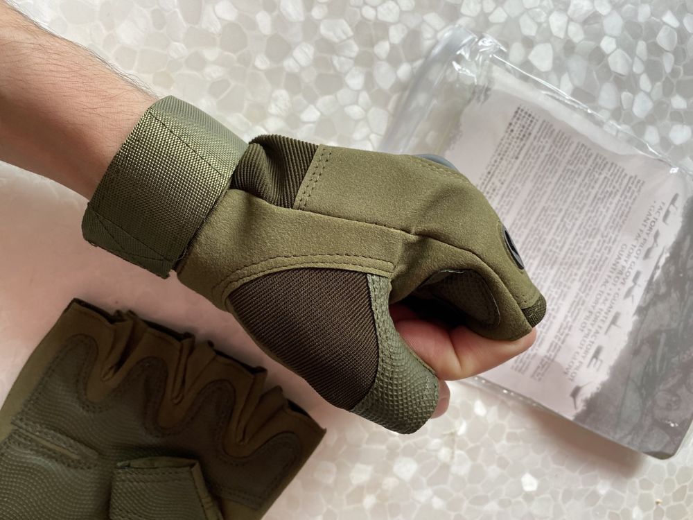 Мото Рукавички Oakley Glove Olive безпалі мото-рукавиці відкриті олива