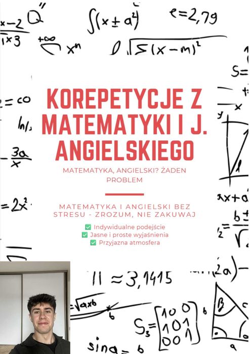 Korepetycje z matematyki, fizyki i języka angielskiego