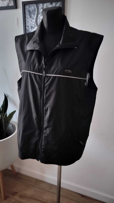 Oryginalna odblask kamizelka bezrękawnik męski L oddychająca zamek