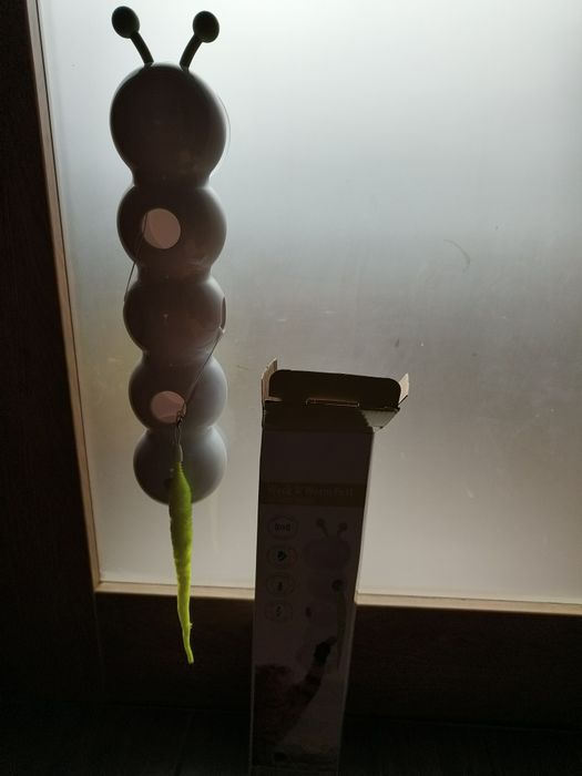 Interaktywna zabawka dla kota Wack a worm