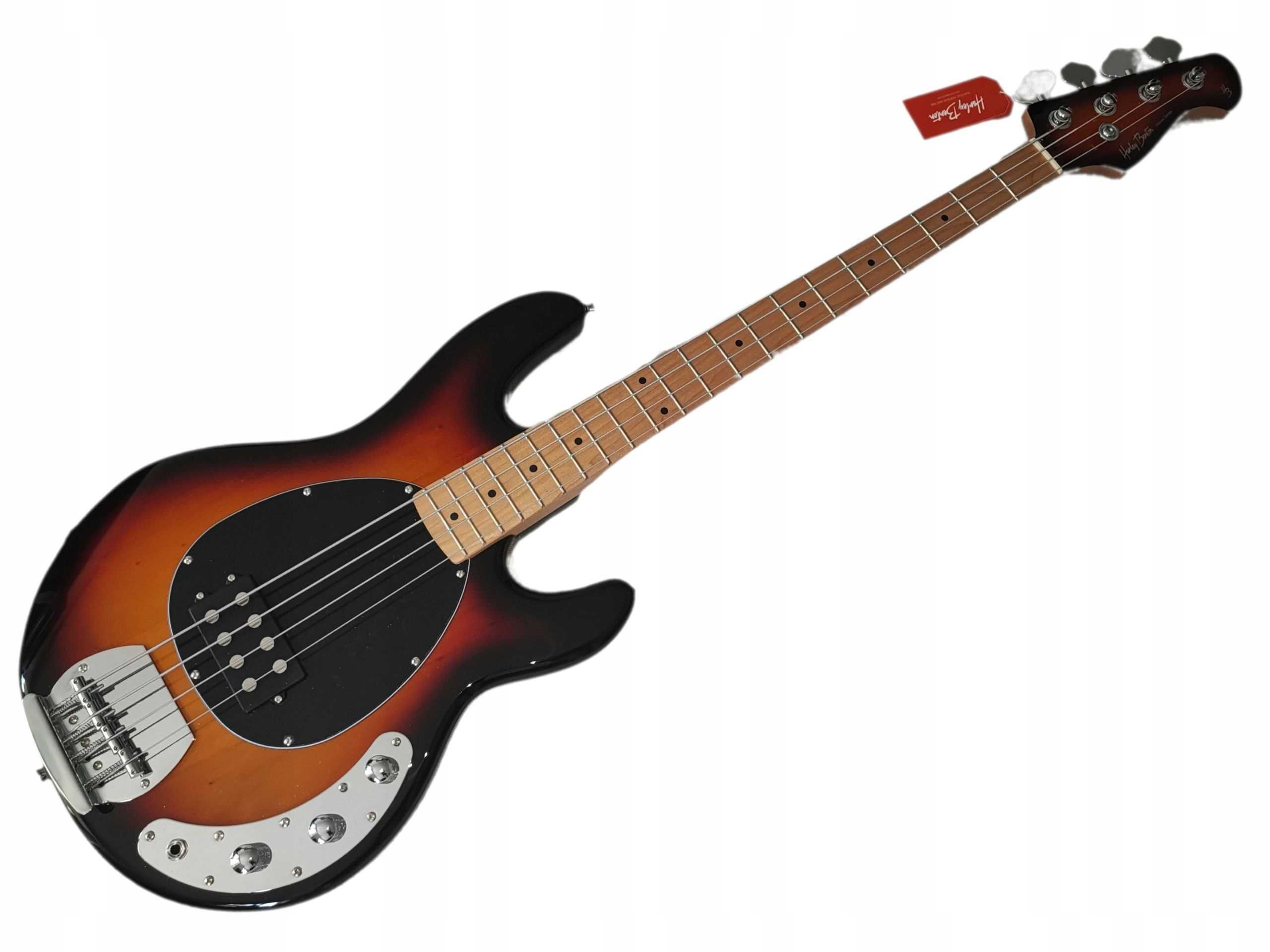 Harley Benton MB-4 Sunburst nowa GITARA BASOWA - USTAWIONA!