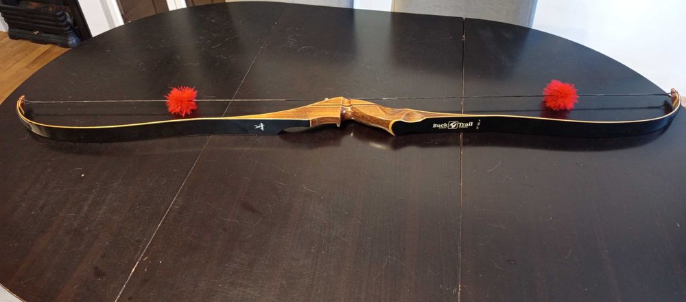 Łuk hunter Buck Trail Antelope 60 cali + skórzany kołczan + 10 strzał