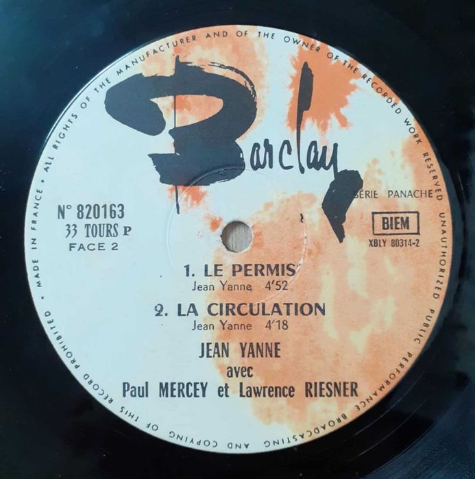 Jean Yanne Avec Paul Mercey Et Lawrence Riesner - Les Routiers