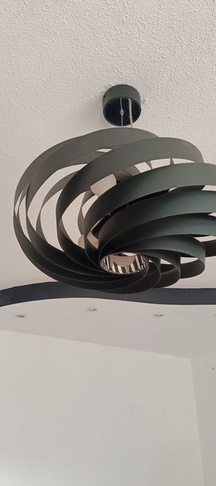 Żyrandol czarny lampa wisząca