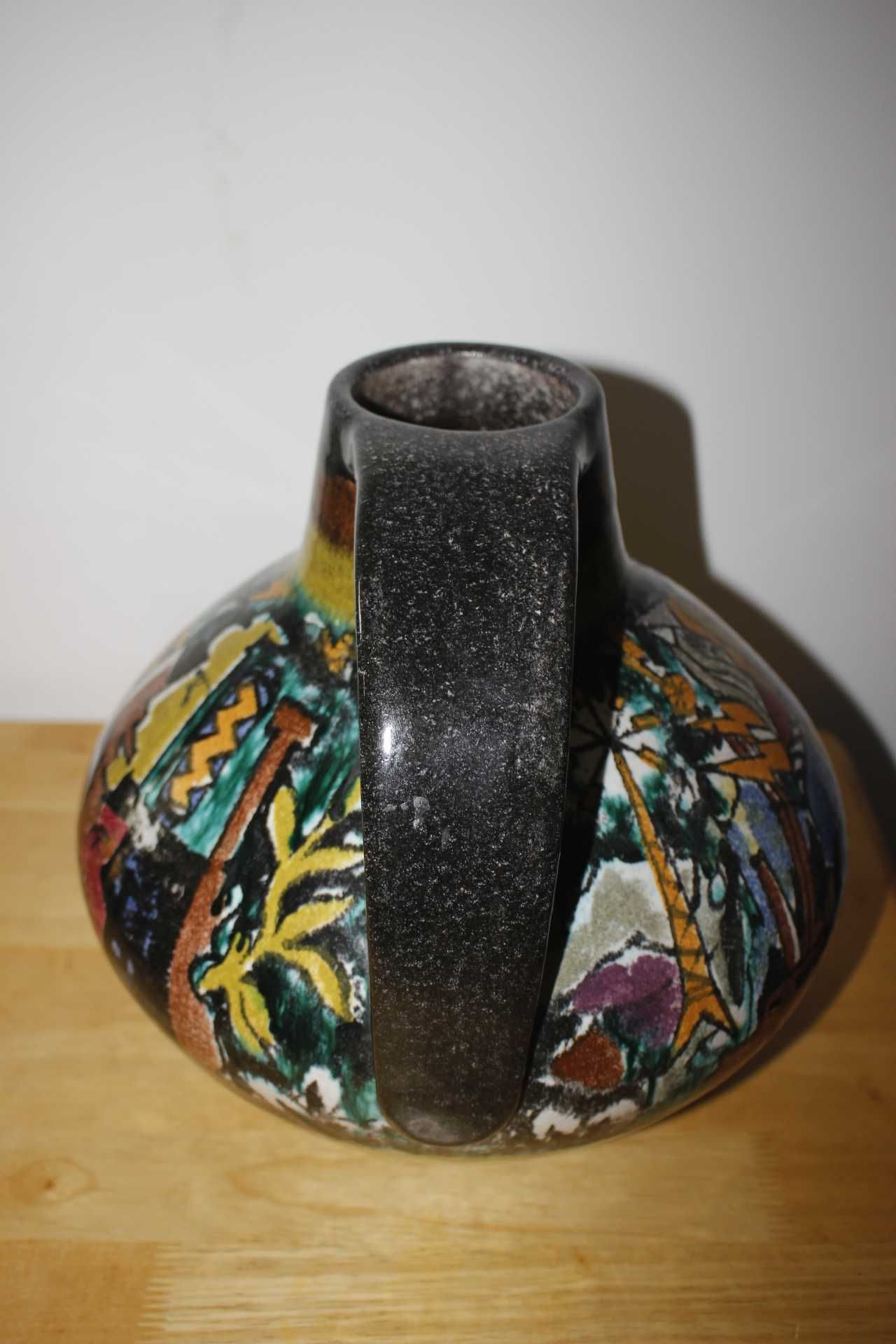 Grande pote / vaso em ceramica modernista - Gustav Sporri - Assinado