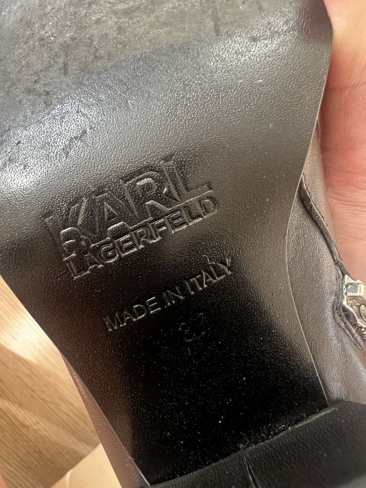 Черевики шкіряні Karl Lagerfeld