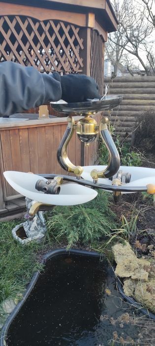 Люстра стельова з двома плафонами