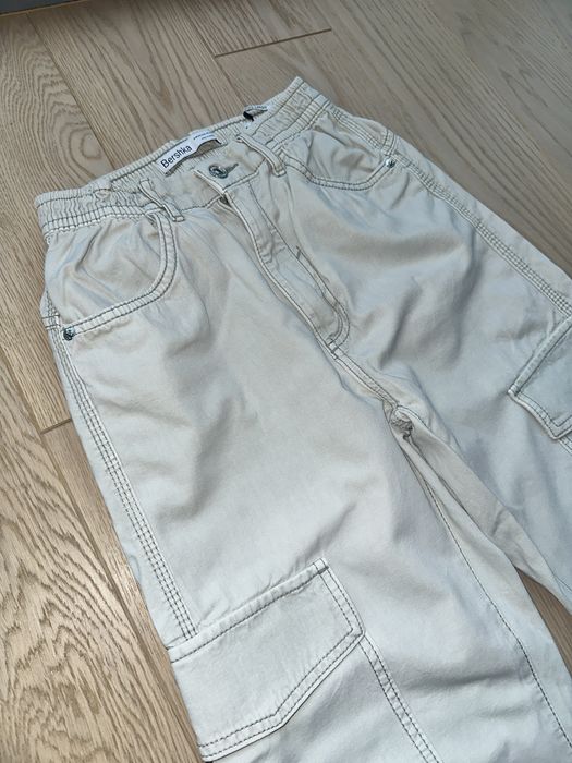 Spodnie jogger bojówki Bershka XS idealne