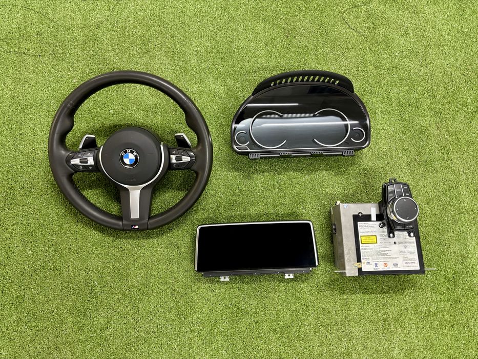 BMW F15 руль обогрев вибро NBT EVO спидометр LED HUD