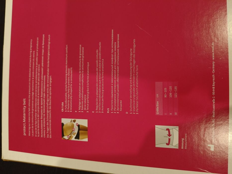 Cinta de apoio abdominal gravidez