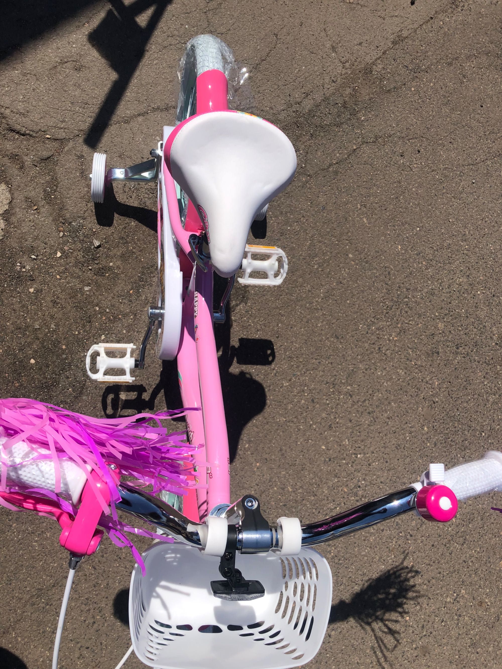 Розовый облегченный велосипед люкс-качества 18 д.